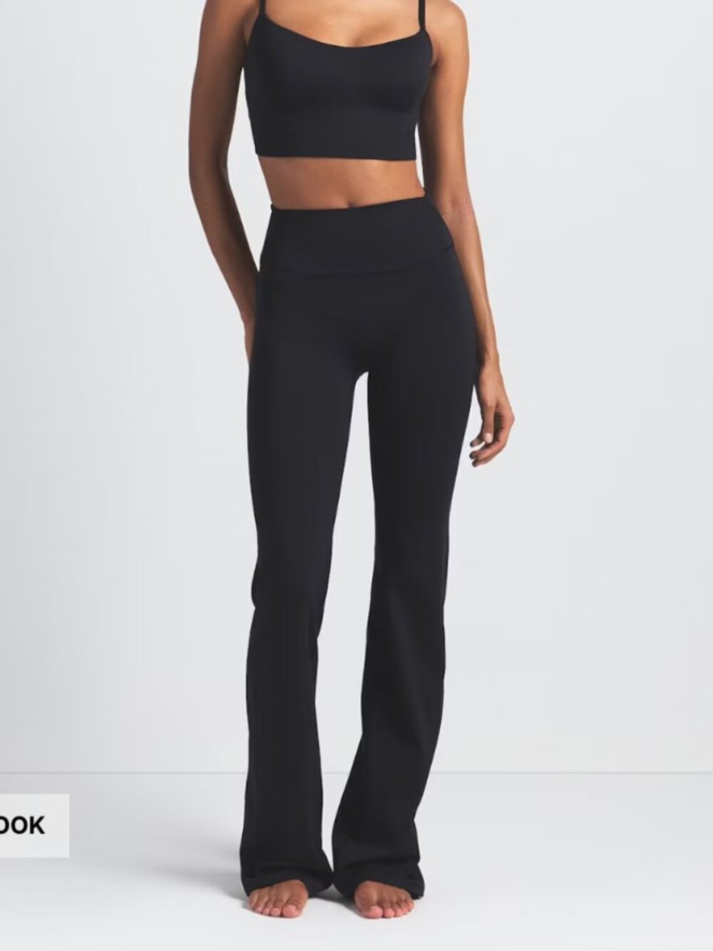 EUC Skims Nike Slim Flare Leggings Black Medium